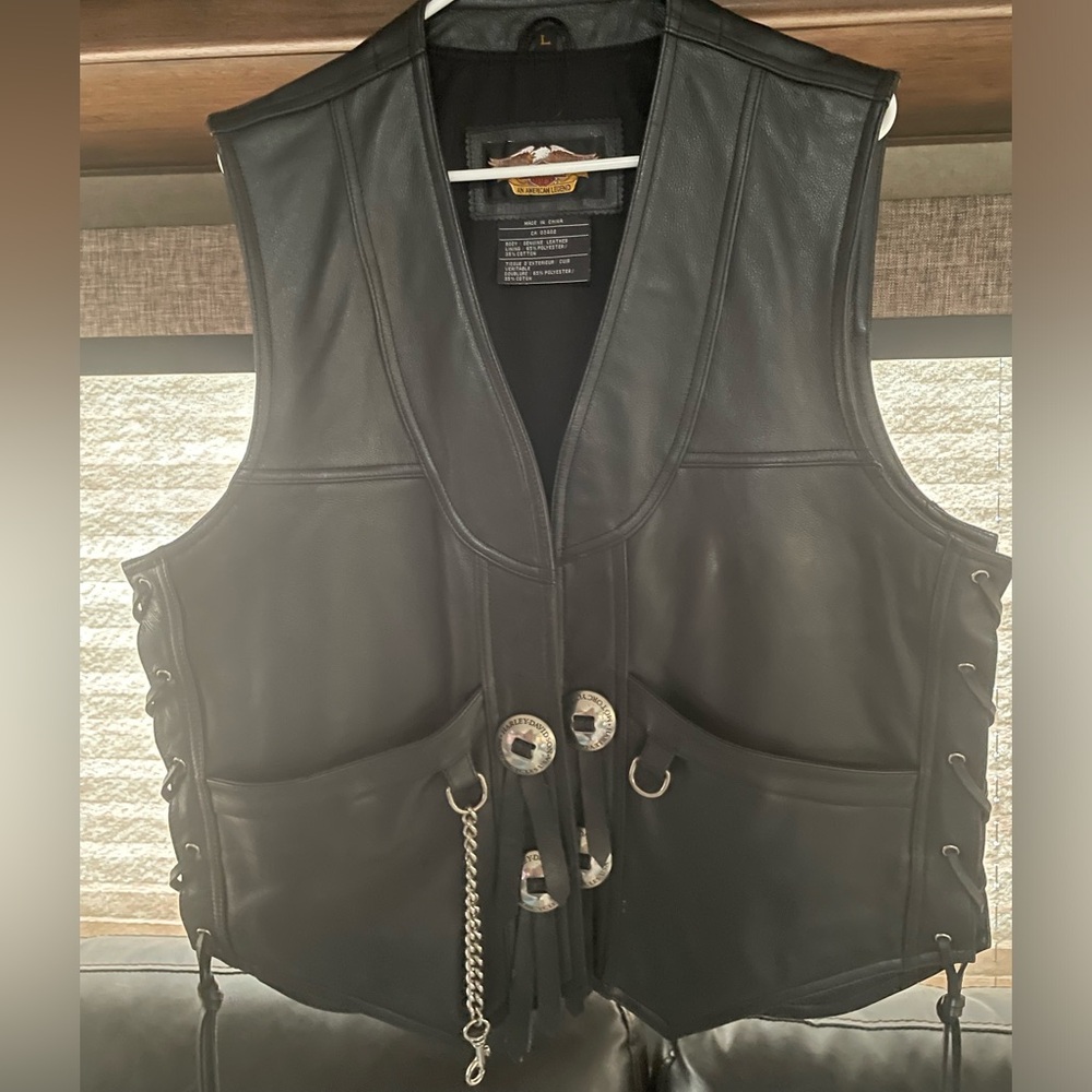 Harley Davidson Leather Vest